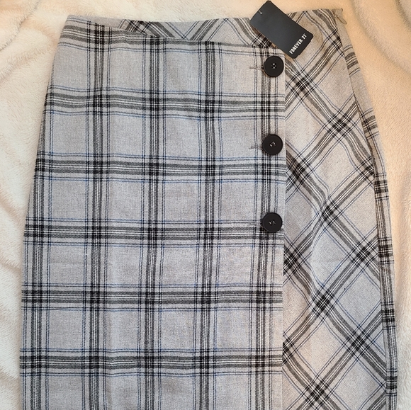 FOREVER 21 | plaid midi skirt - Picture 2 of 6